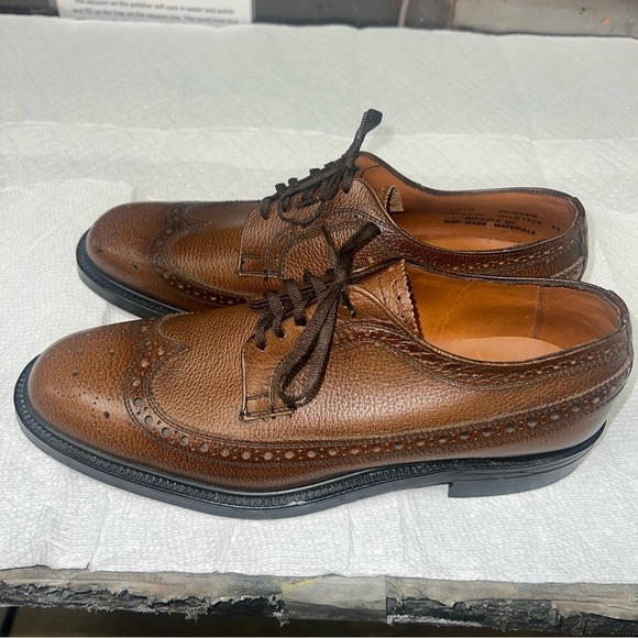 Brown Wingtip Oxfords by Kaufmann’s Size 9.5M - Picture 5 of 12